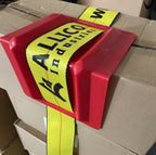 8.5 X 10.5" Plastic Corner Guard For up to 4" Strap.