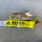 2" X 16' Ratchet Strap with Double Finger Hooks