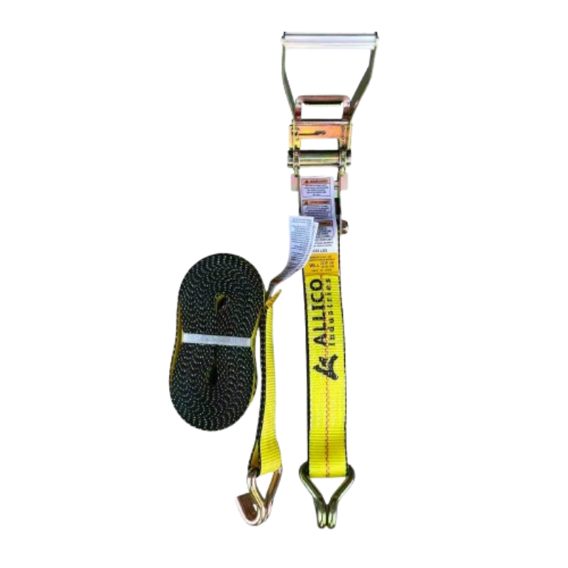 2" X 30' Ratchet Strap with Double Finger Hooks